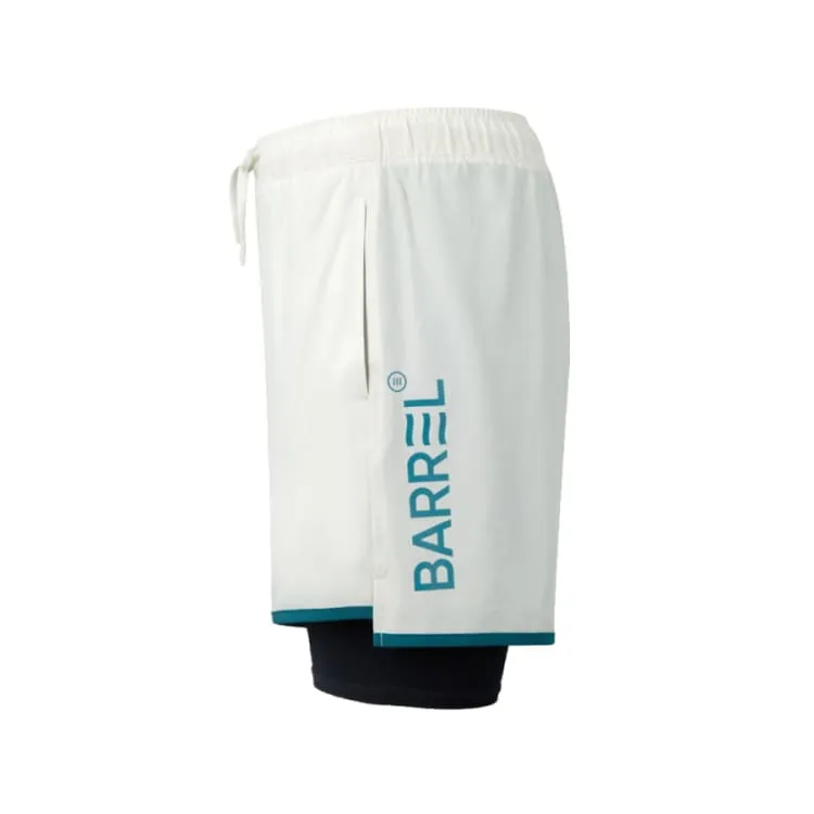 Barrel Men Vibe 4" Leggings Shorts-IVORY