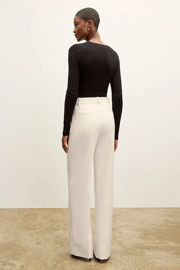 Beck Sweater - Ribbed Merino  :: Black
