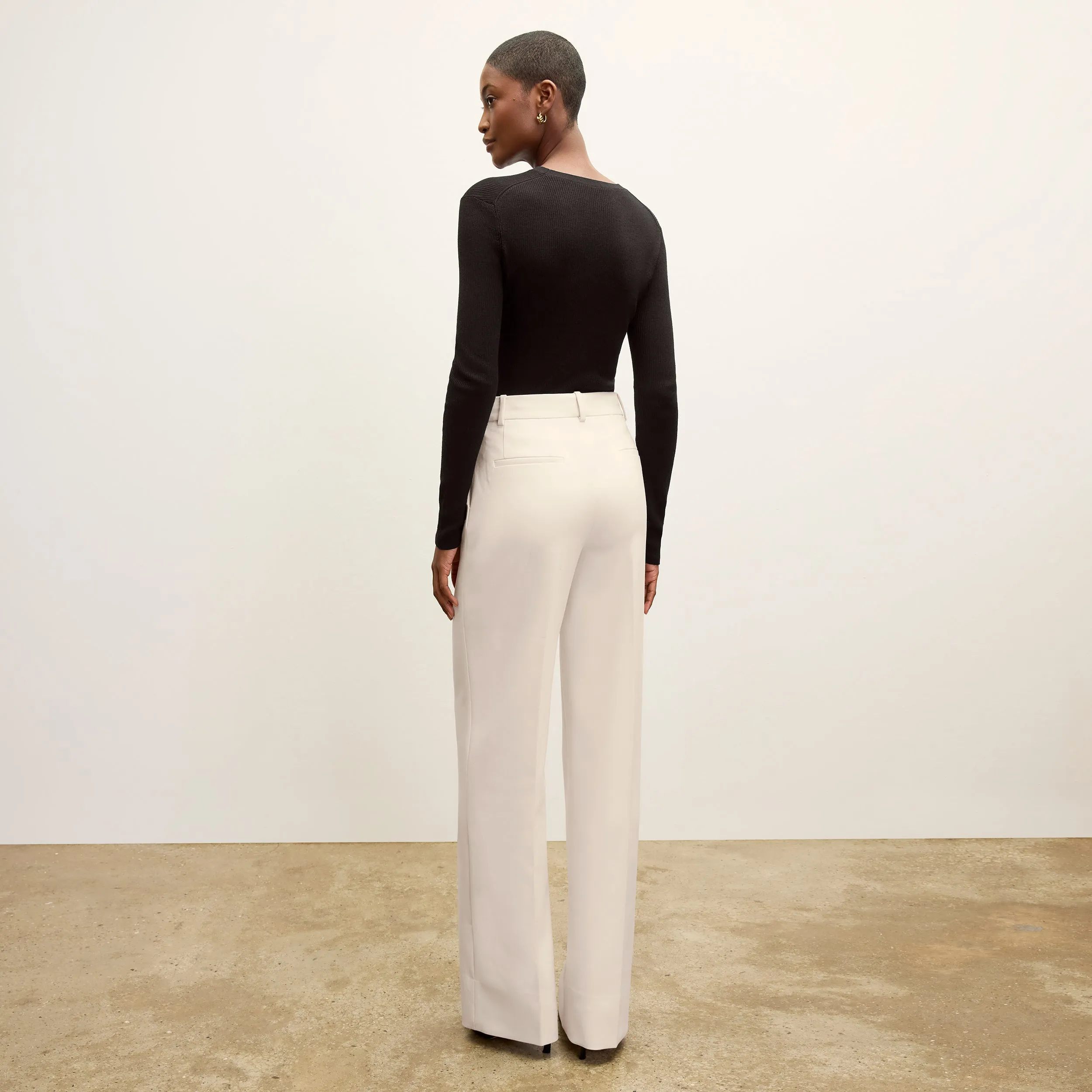 Beck Sweater - Ribbed Merino  :: Black