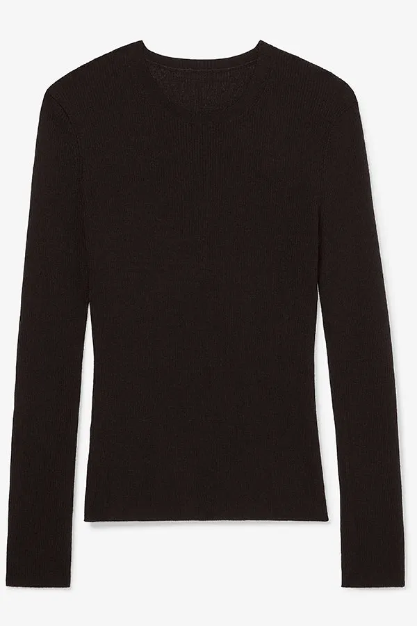 Beck Sweater - Ribbed Merino  :: Black