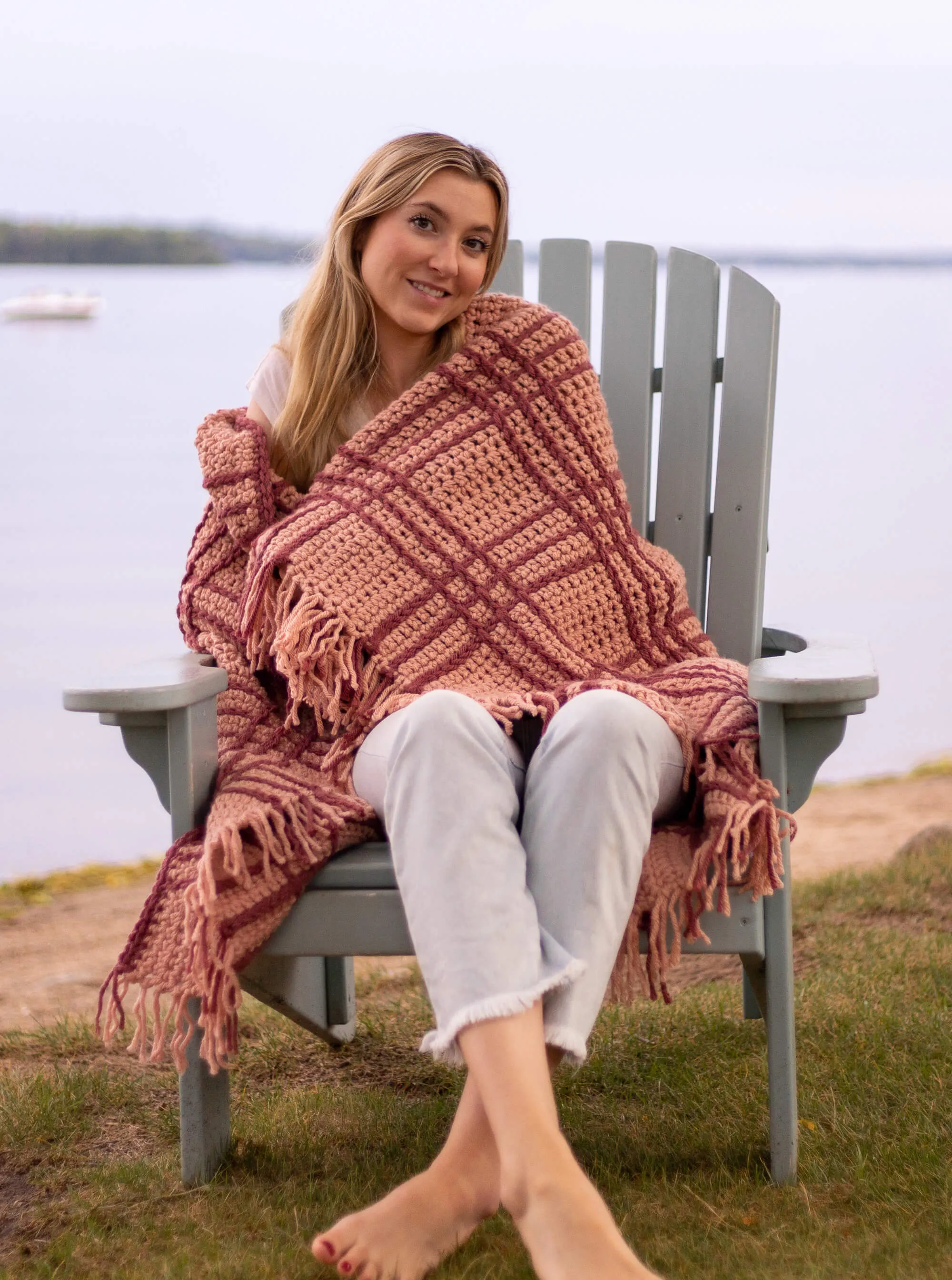 Crochet Kit - Heritage Plaid Blanket