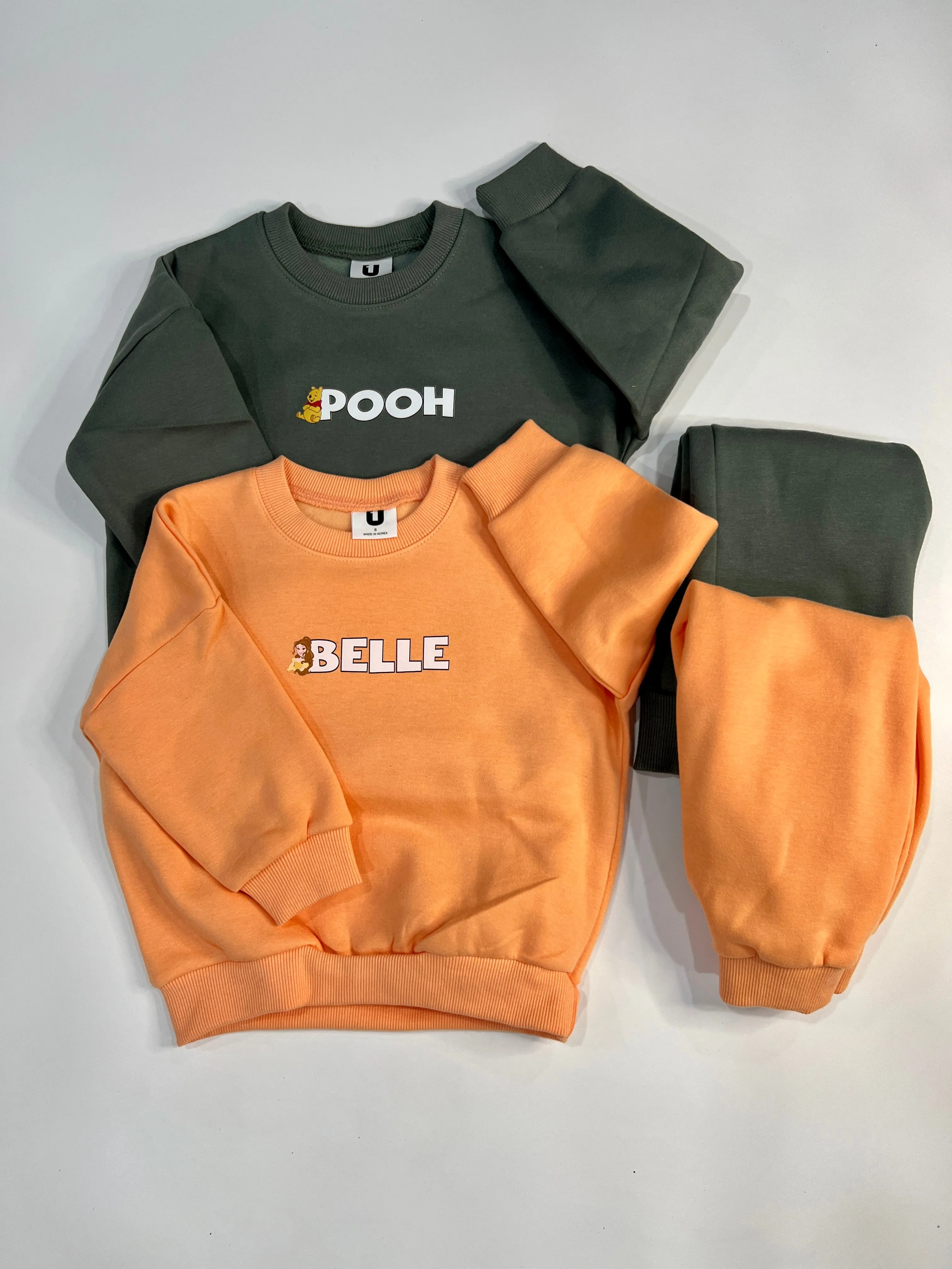 Disney Character Letter Sweat Set