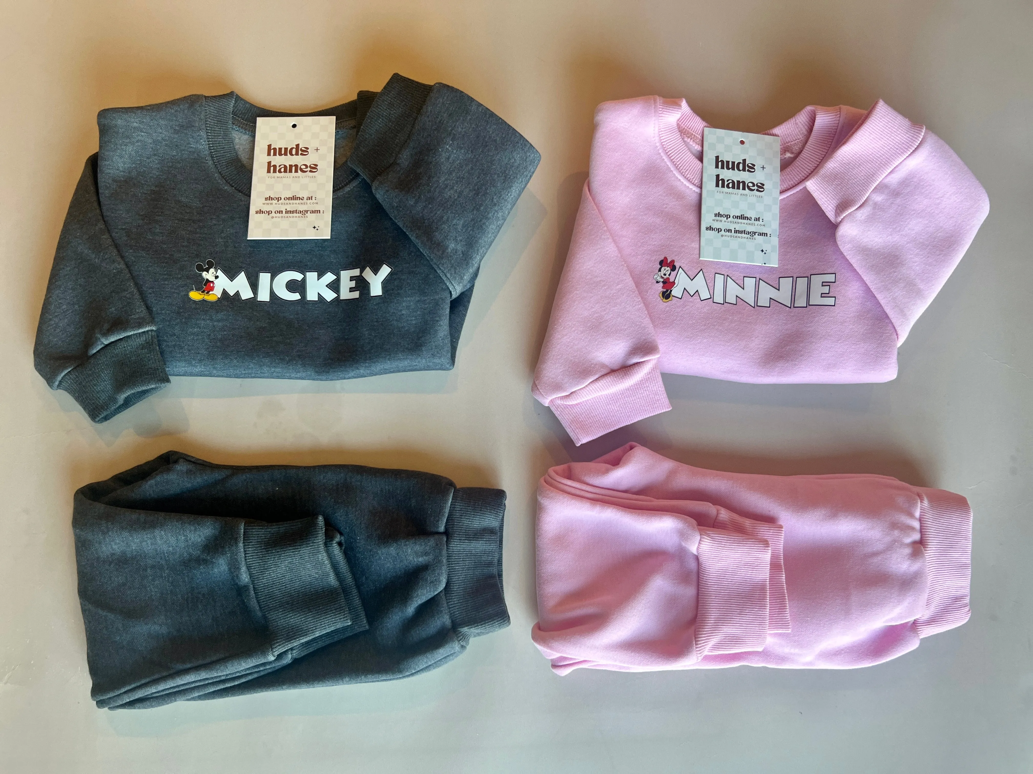 Disney Character Letter Sweat Set
