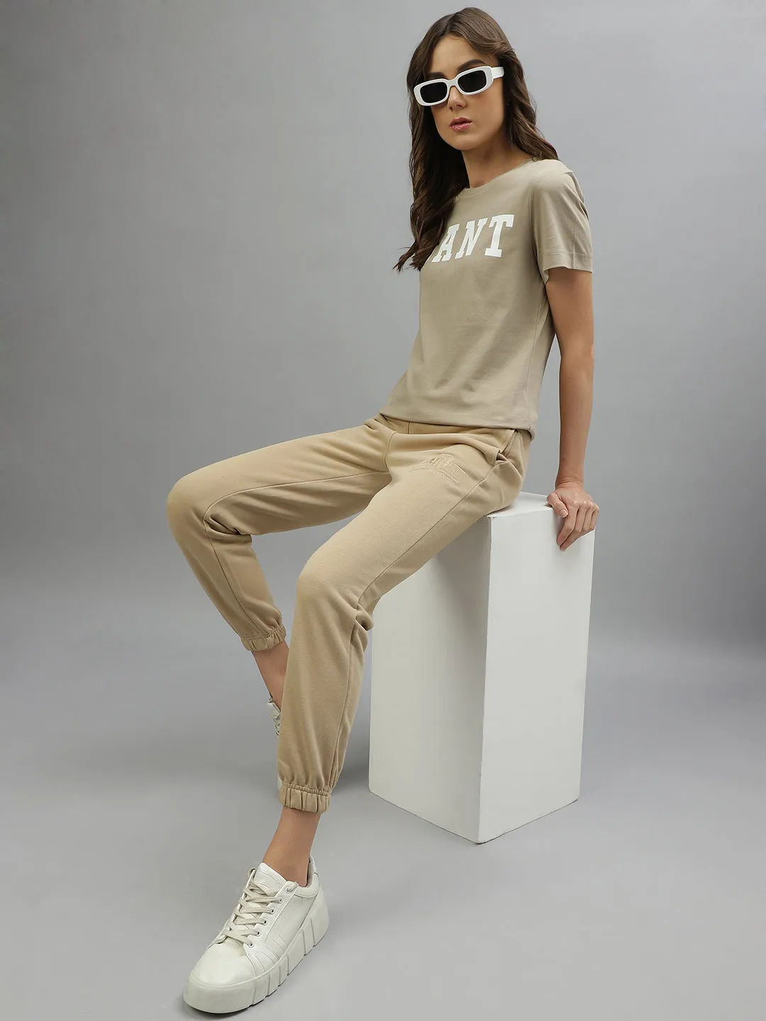 Gant Women Solid Regular Fit Track Pants