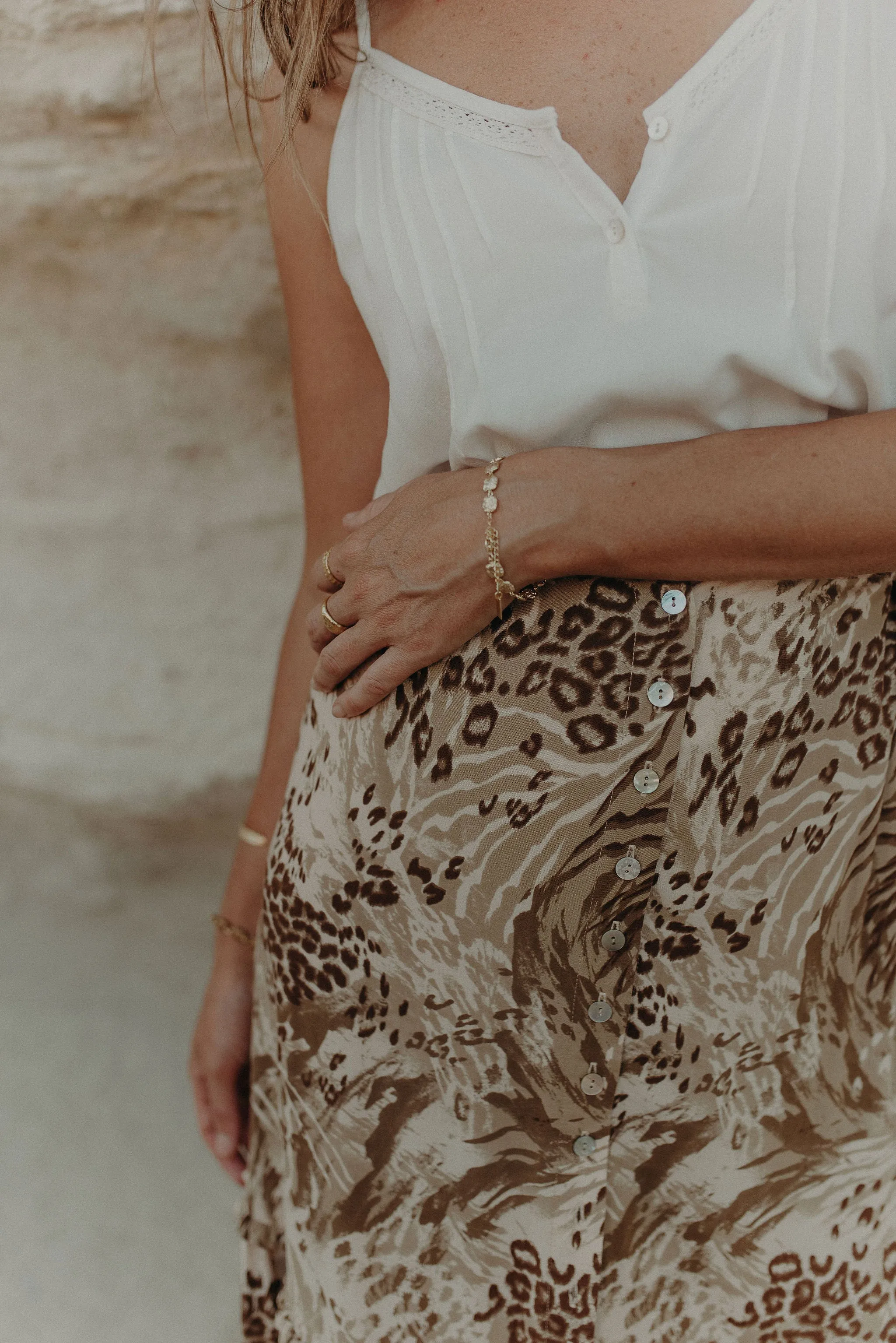Harlow Midi Skirt - jungle