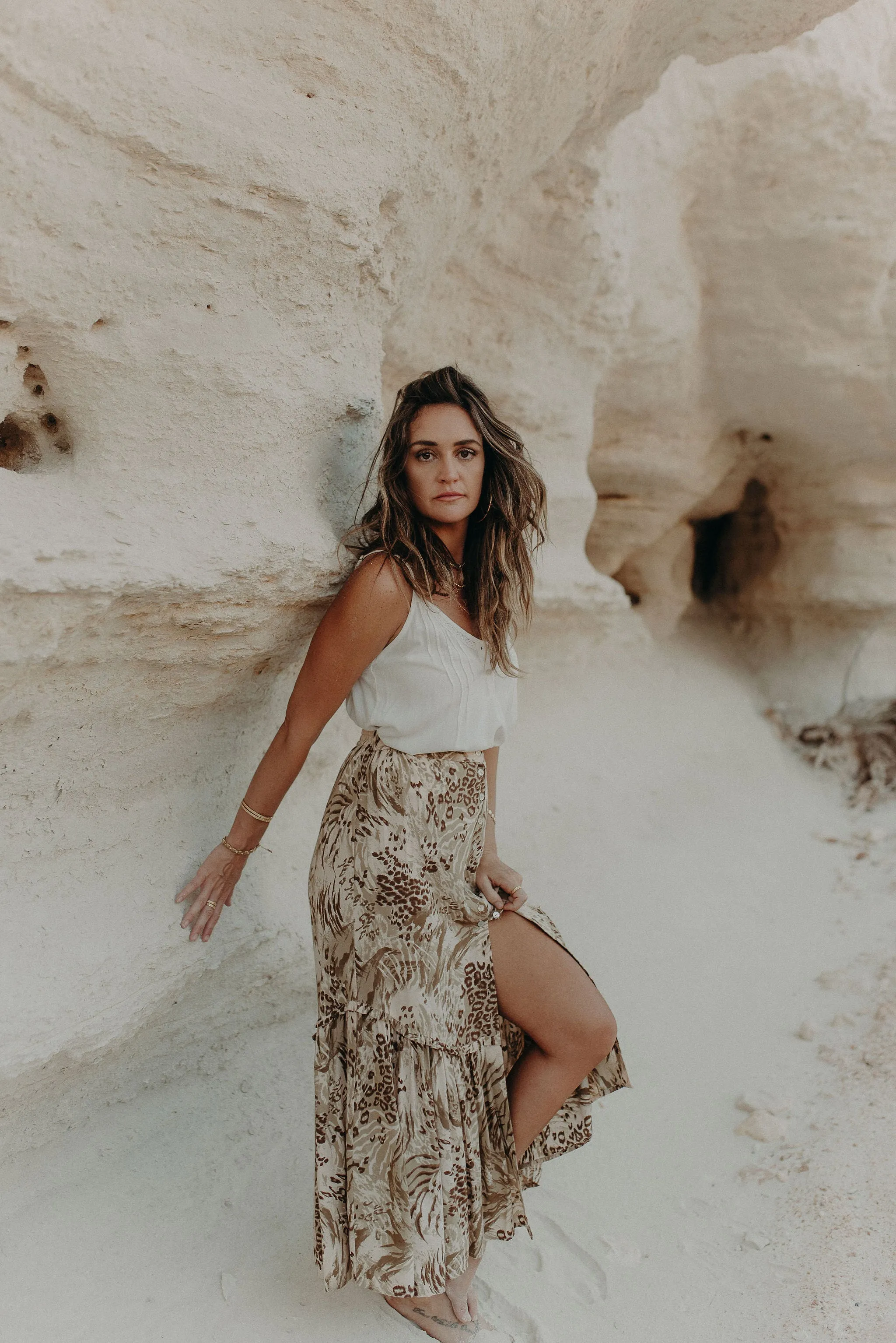 Harlow Midi Skirt - jungle