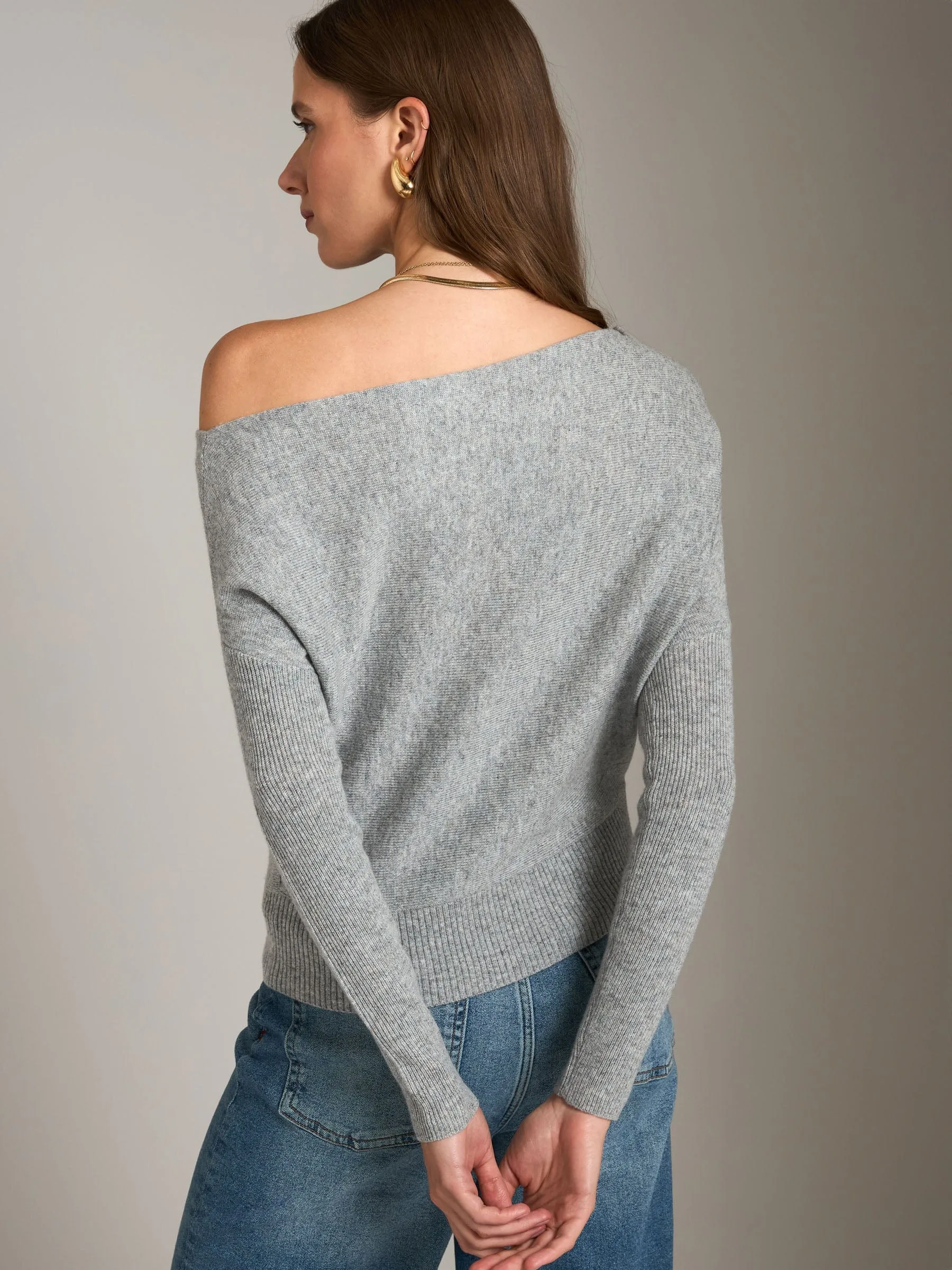 Helen Off Shoulder Sweater
