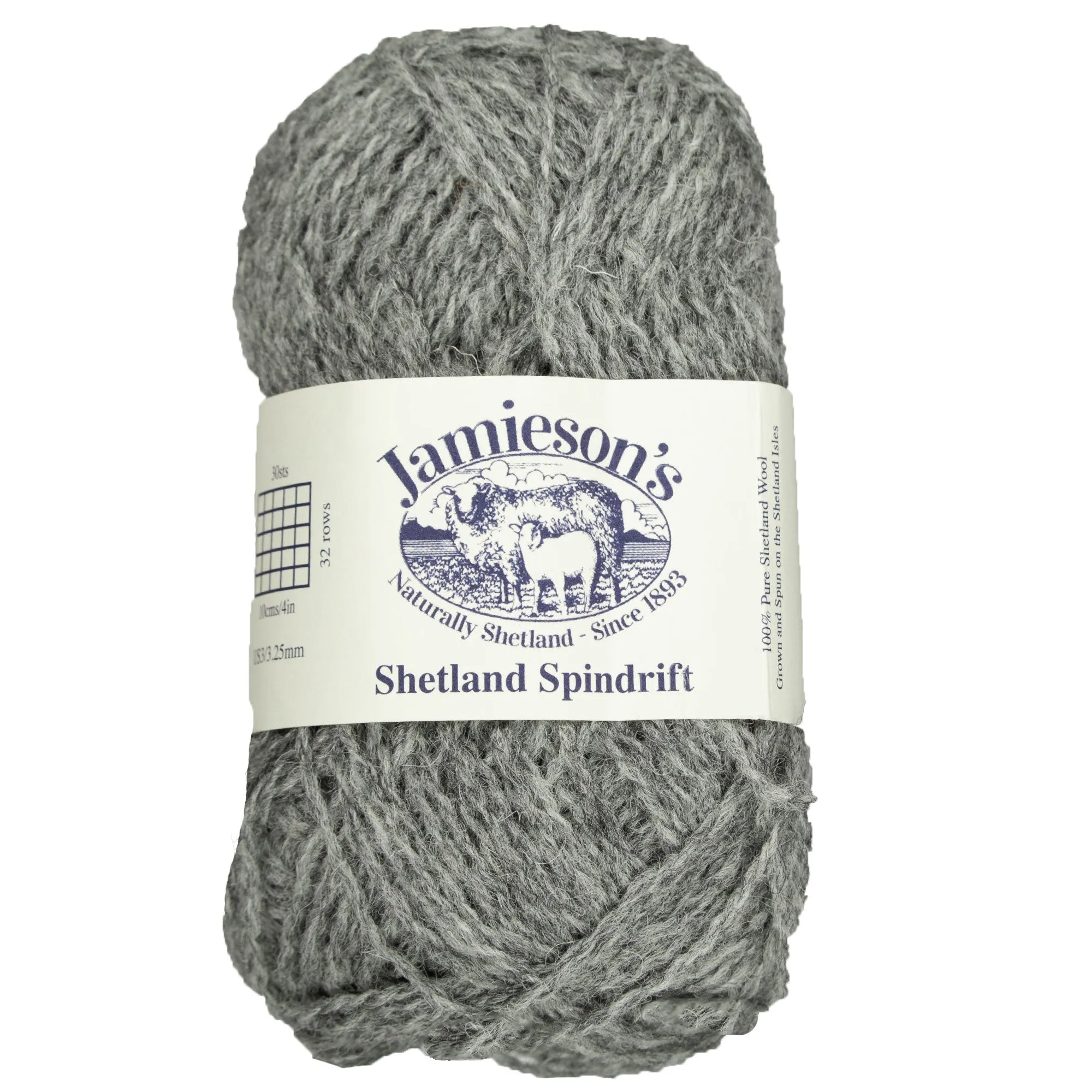 Jamieson's of Shetland Spindrift Yarn - 320 Steel