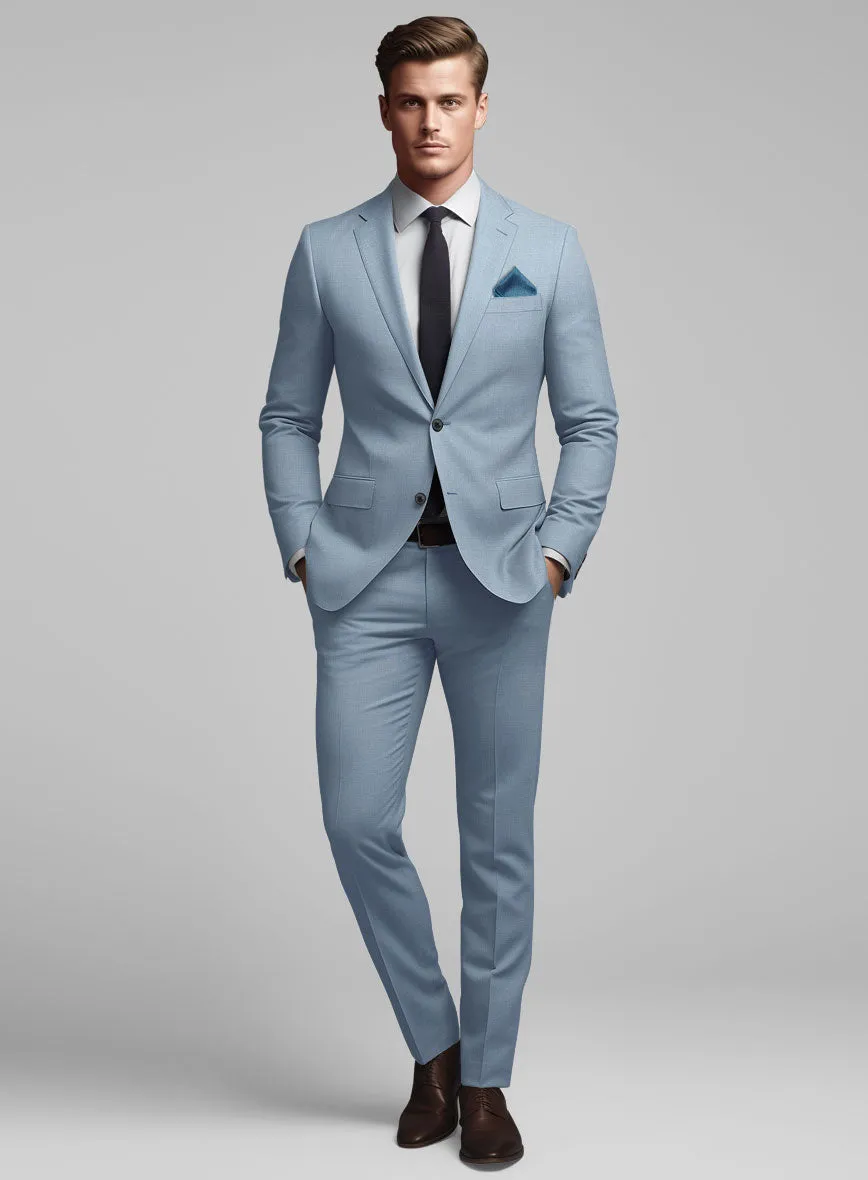 Marco Stretch Ebony Blue Wool Suit
