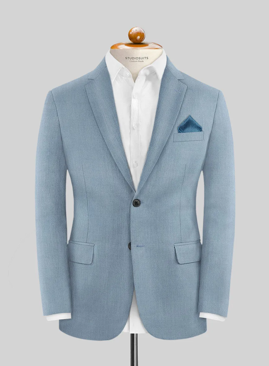 Marco Stretch Ebony Blue Wool Suit