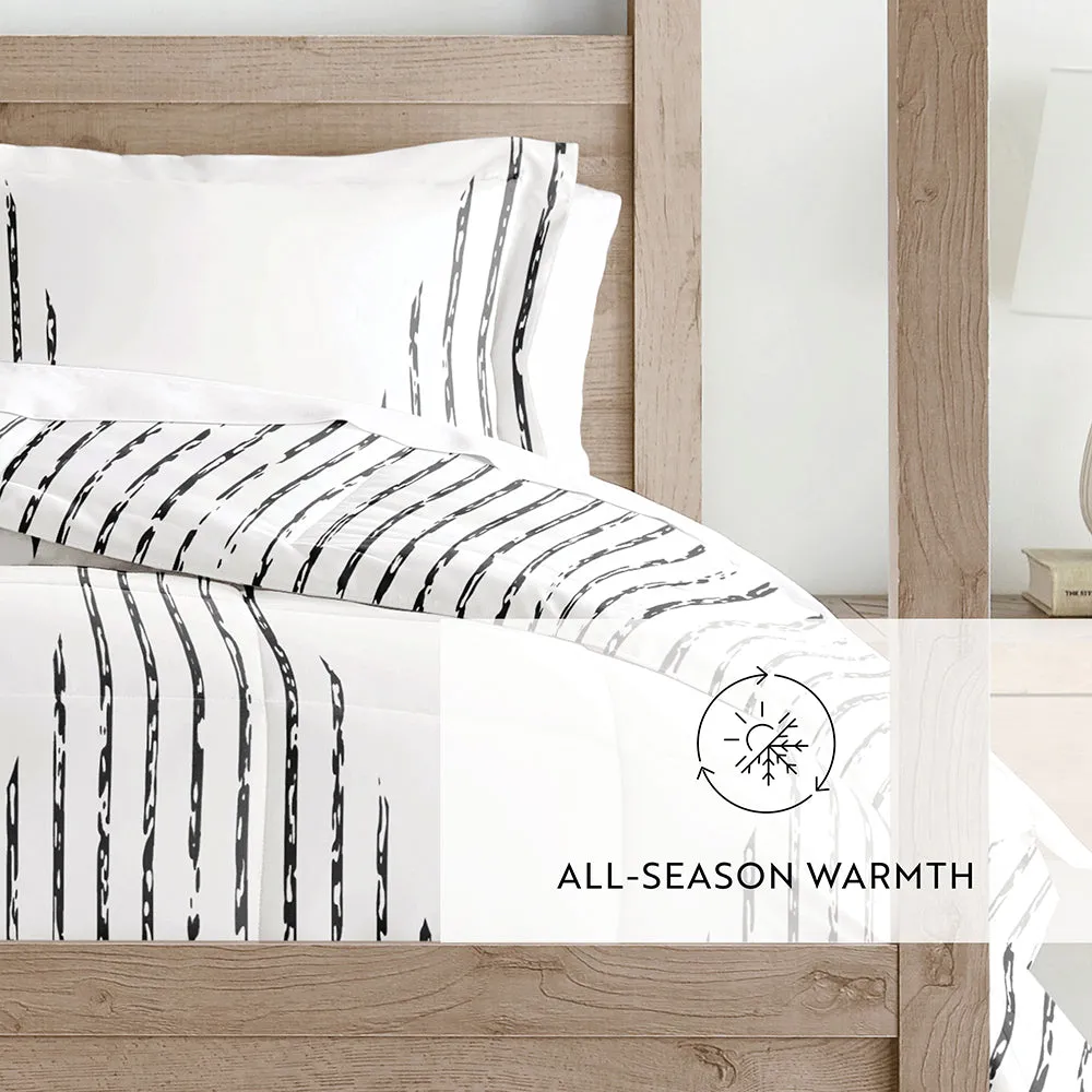 Sale - Patterned Down-Alternative Comforter Set