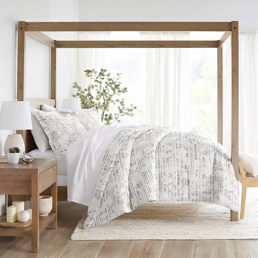 Sale - Patterned Down-Alternative Comforter Set