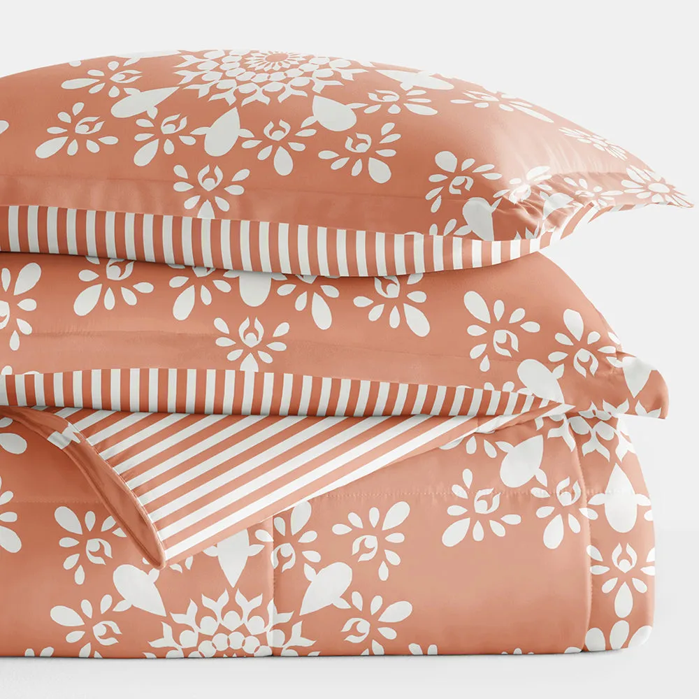 Sale - Patterned Down-Alternative Comforter Set