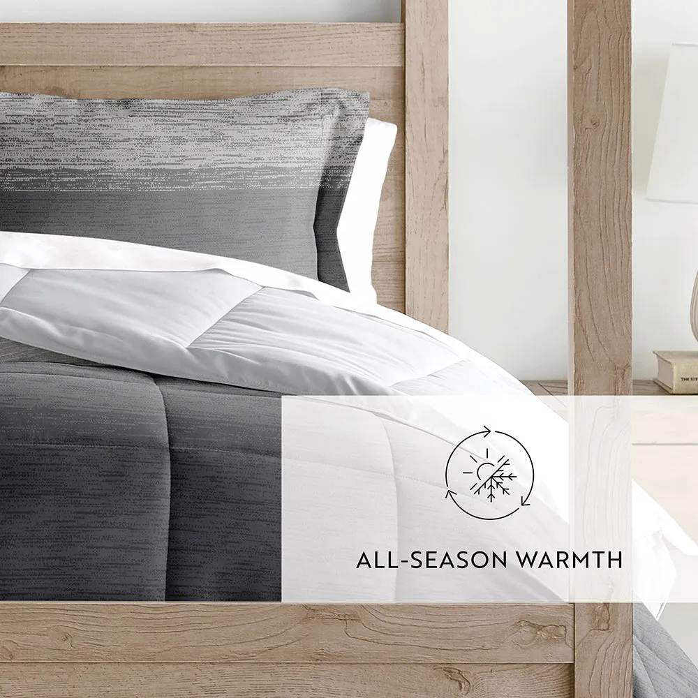 Sale - Patterned Down-Alternative Comforter Set