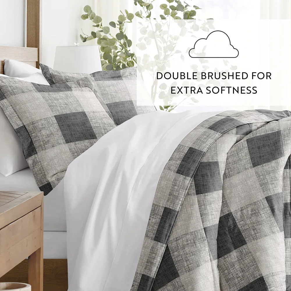 Sale - Patterned Down-Alternative Comforter Set