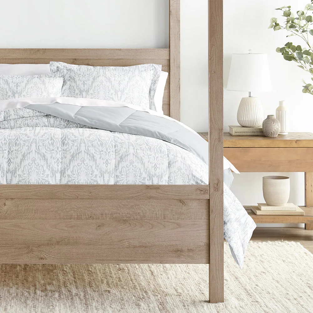 Sale - Patterned Down-Alternative Comforter Set