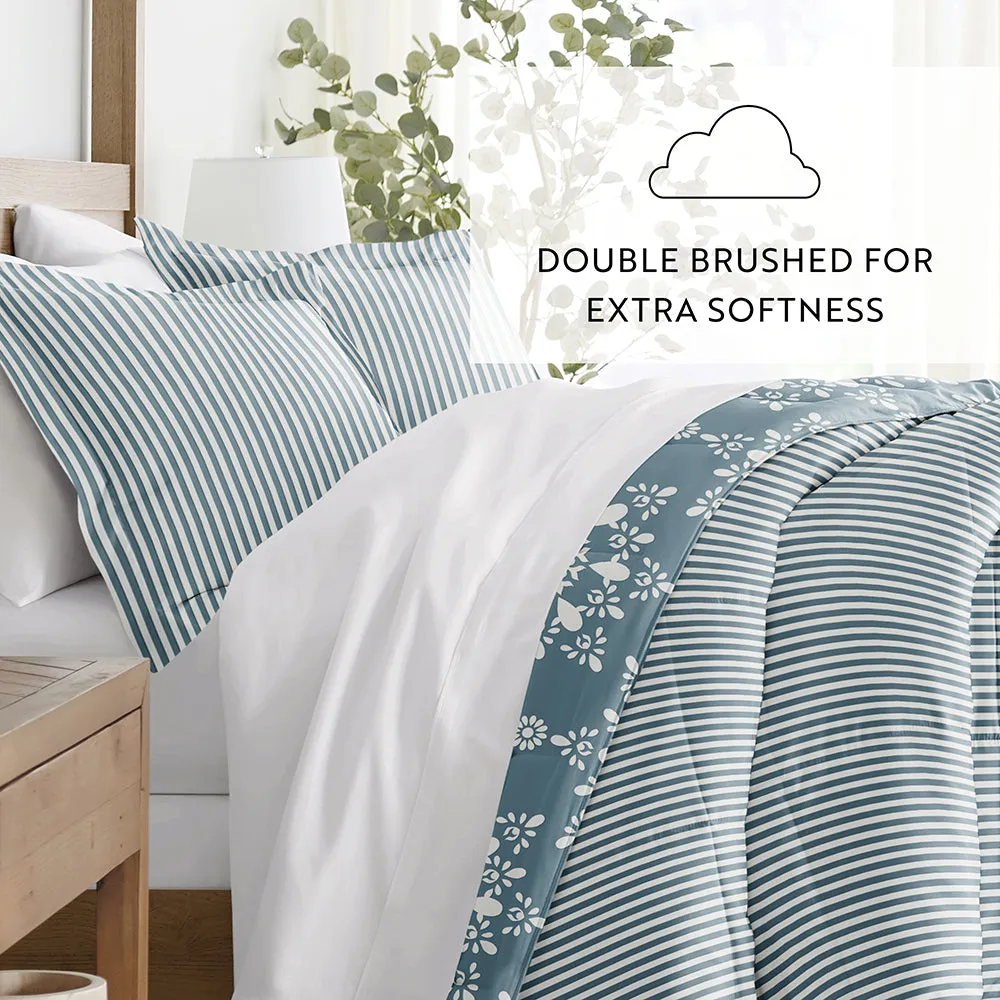 Sale - Patterned Down-Alternative Comforter Set