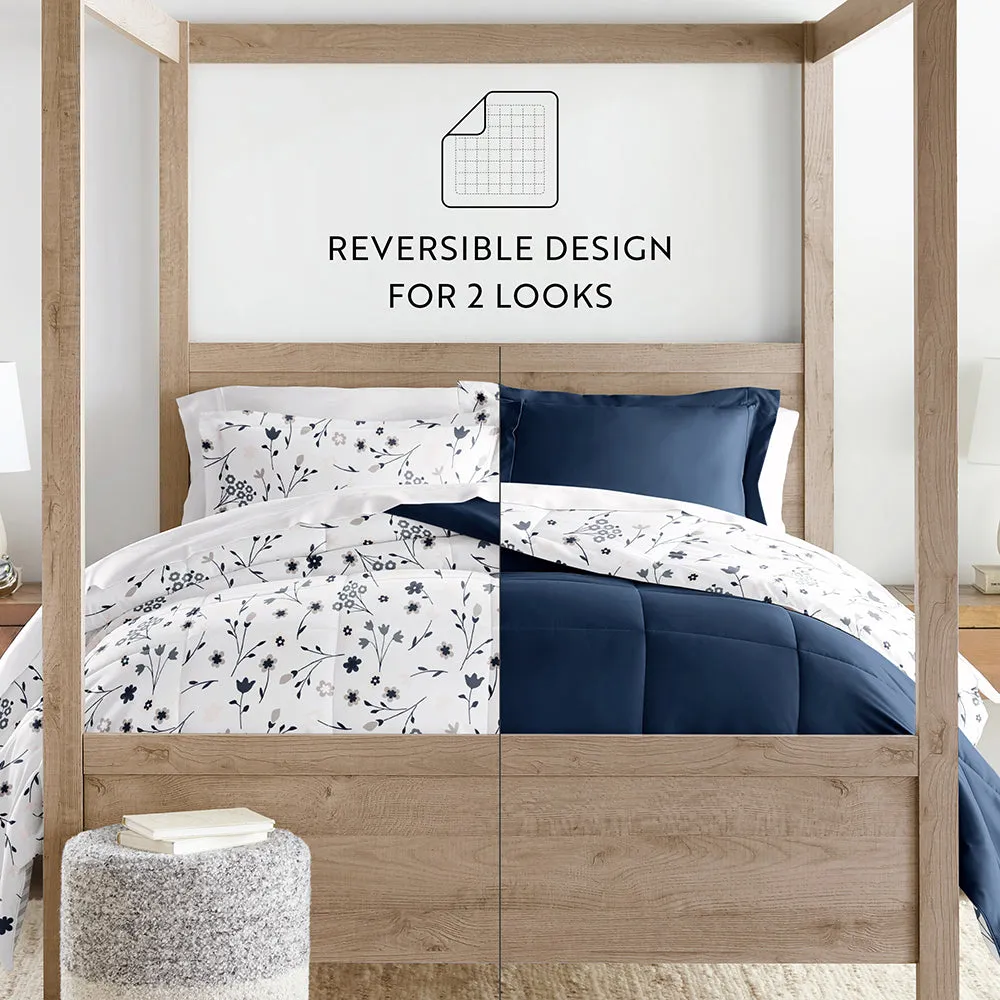 Sale - Patterned Down-Alternative Comforter Set
