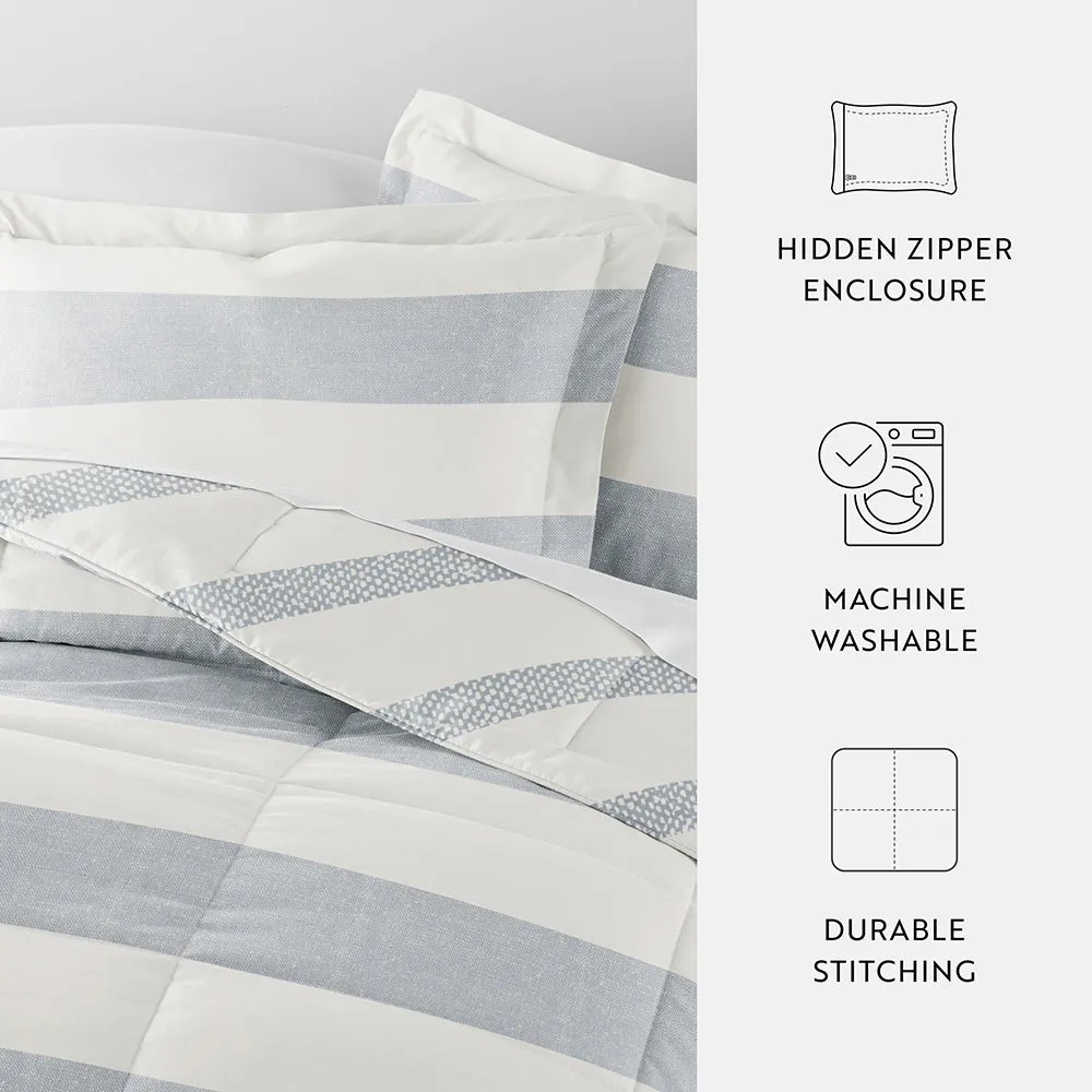 Sale - Patterned Down-Alternative Comforter Set