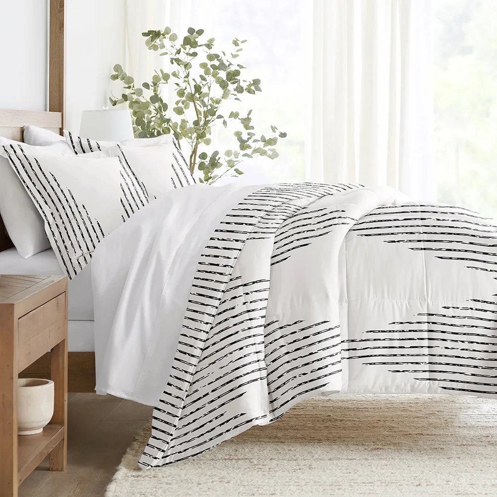 Sale - Patterned Down-Alternative Comforter Set