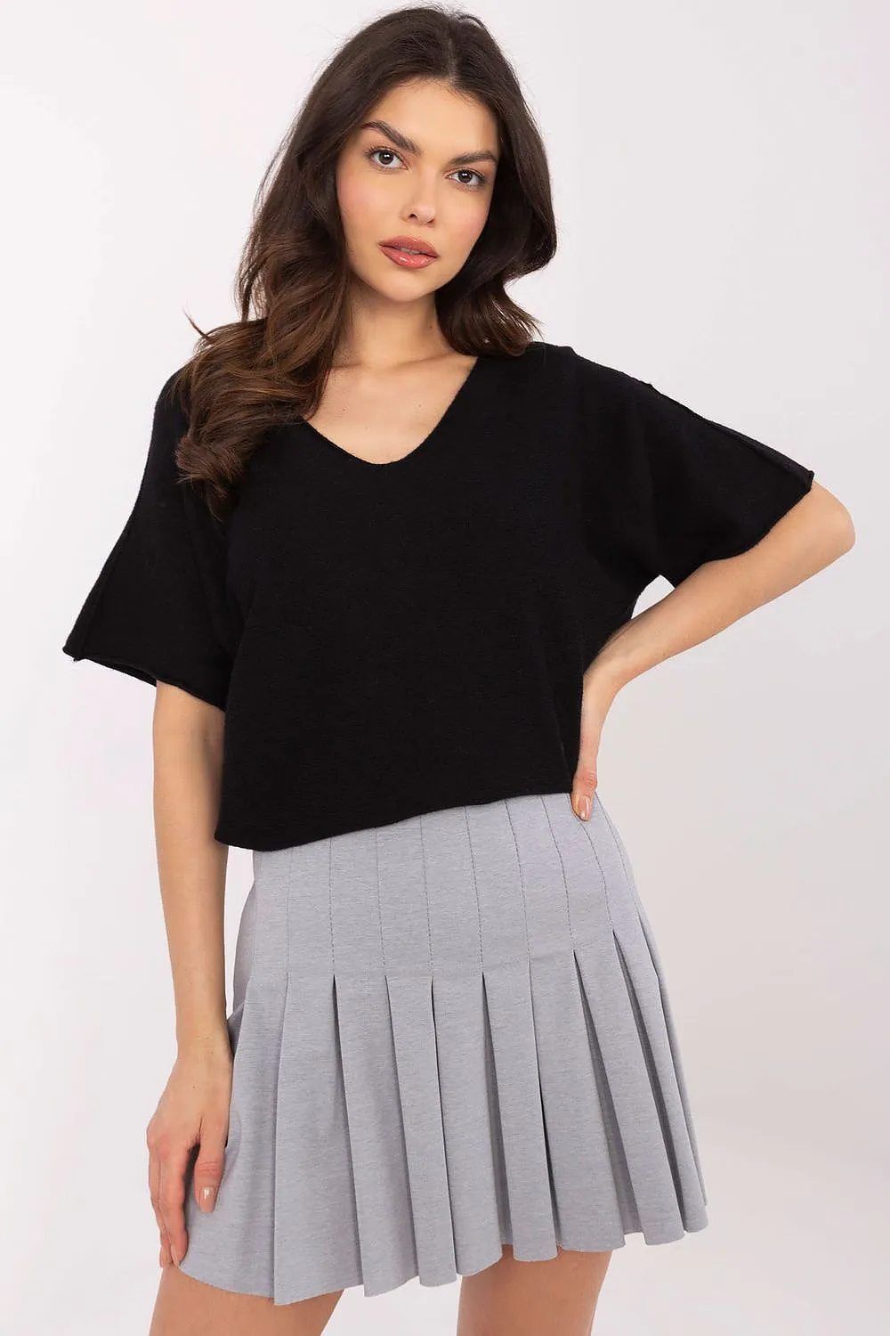 Short sleeve sweater model 209994 Italy Moda