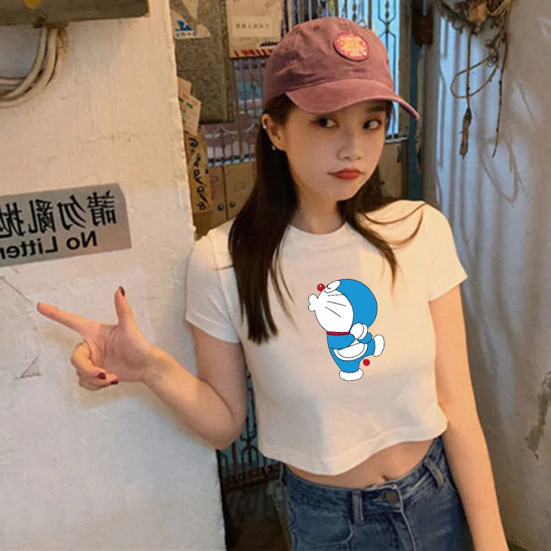 Short Sleeve T-Shirt Women INS Popular Fitting Feminine Tops Sexy Trendy Summer T-Shirt