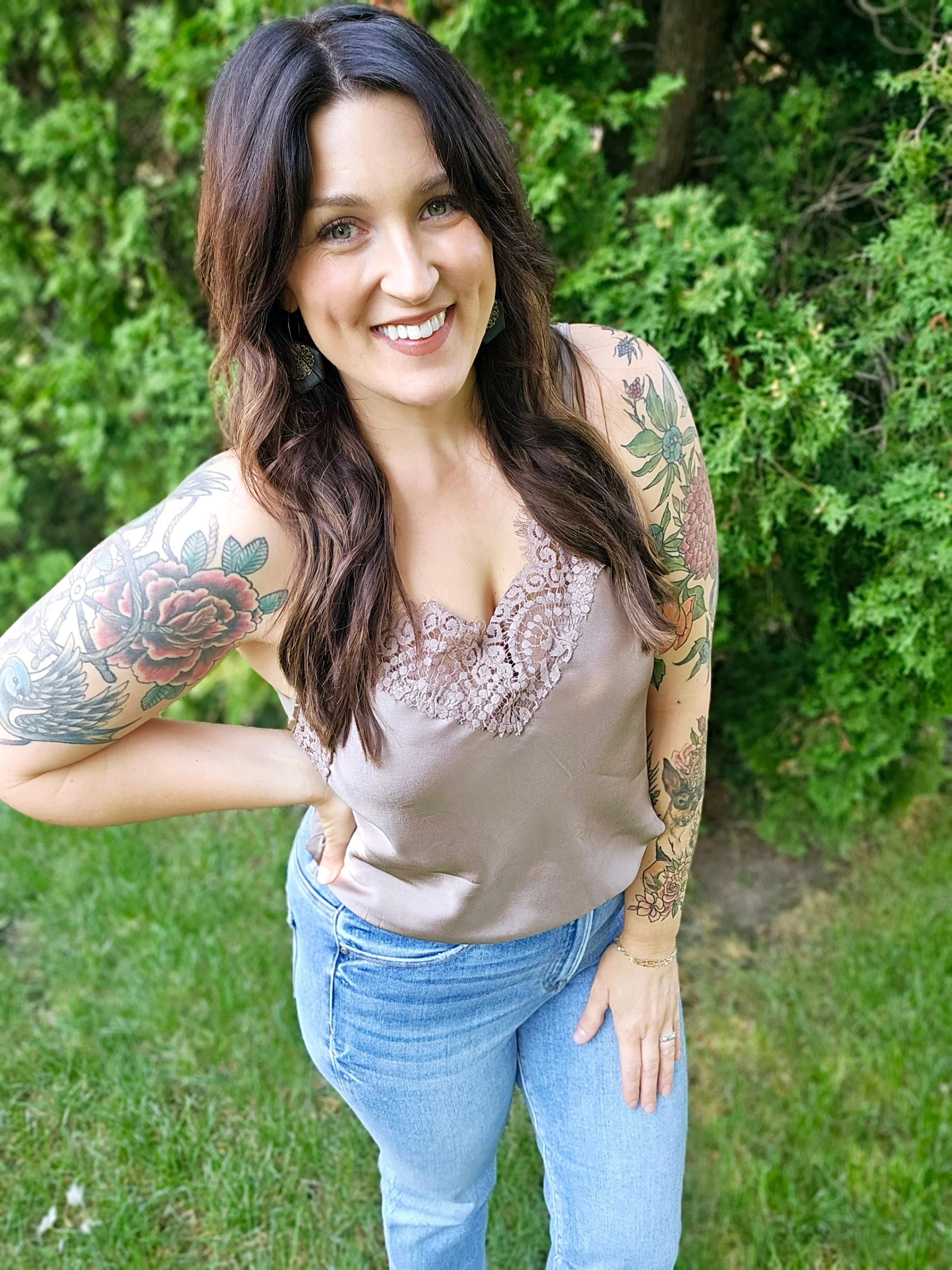 Silk Lace Cami