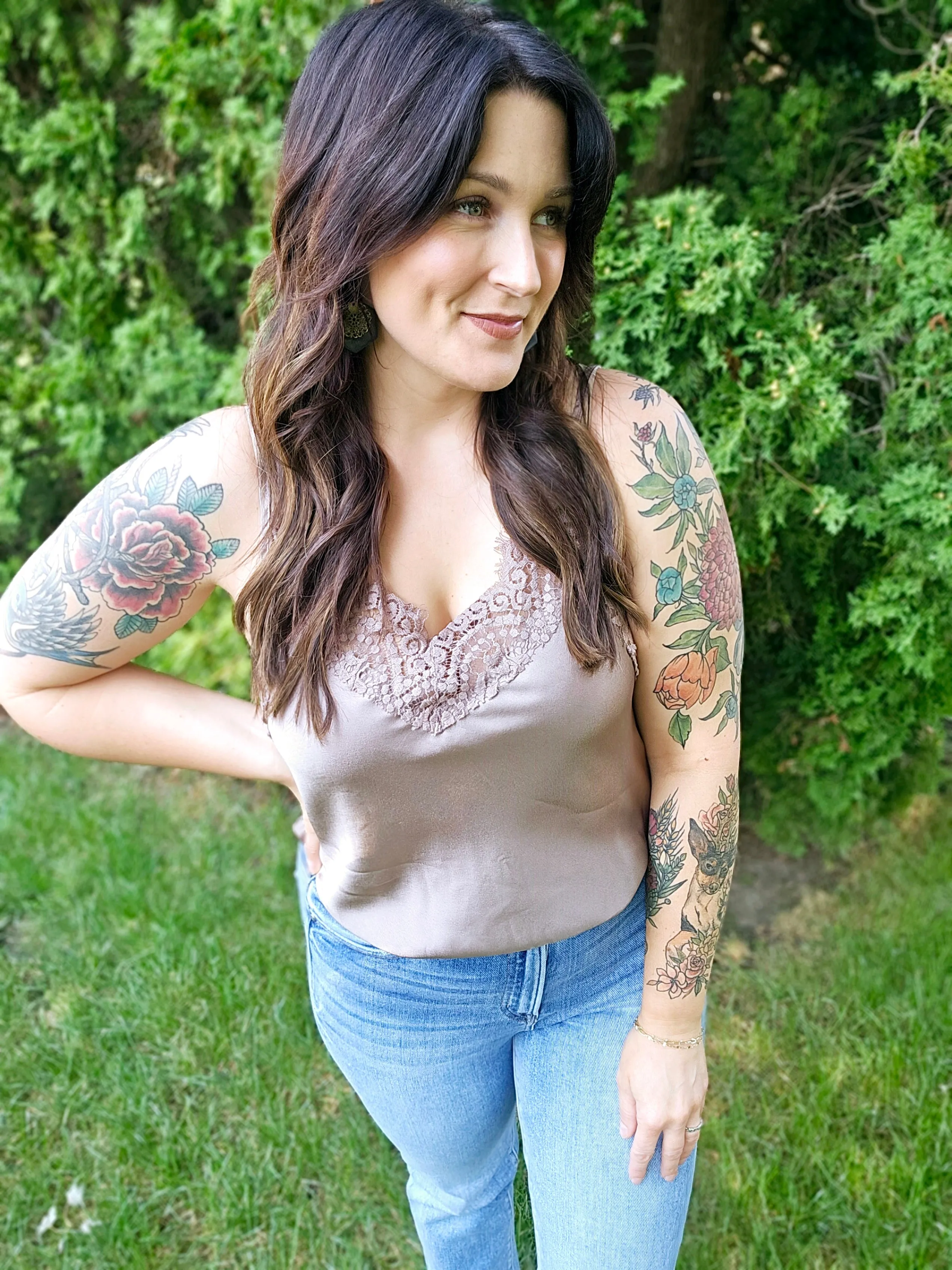 Silk Lace Cami