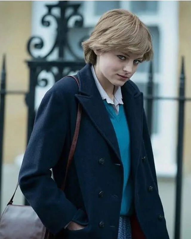 The Crown Lady Diana Blue Coat