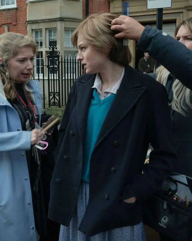 The Crown Lady Diana Blue Coat