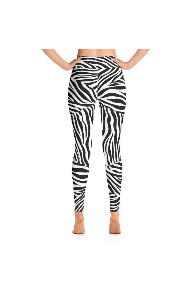 Zebra Print Yoga Leggings